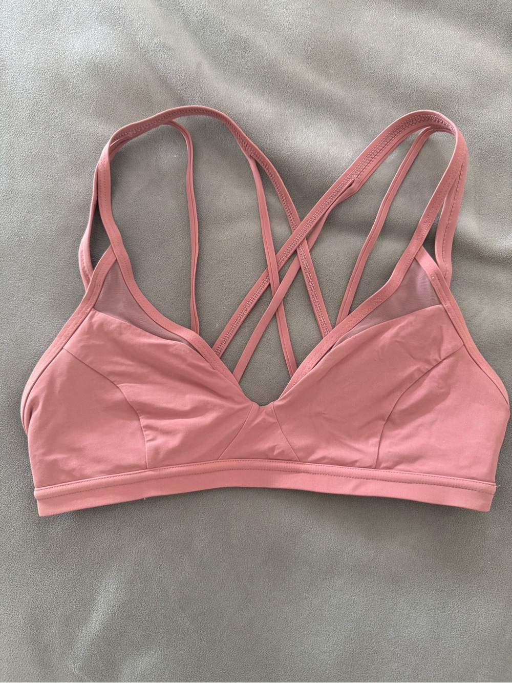 Lululemon Ease to Breathe Bra Dusty Rose